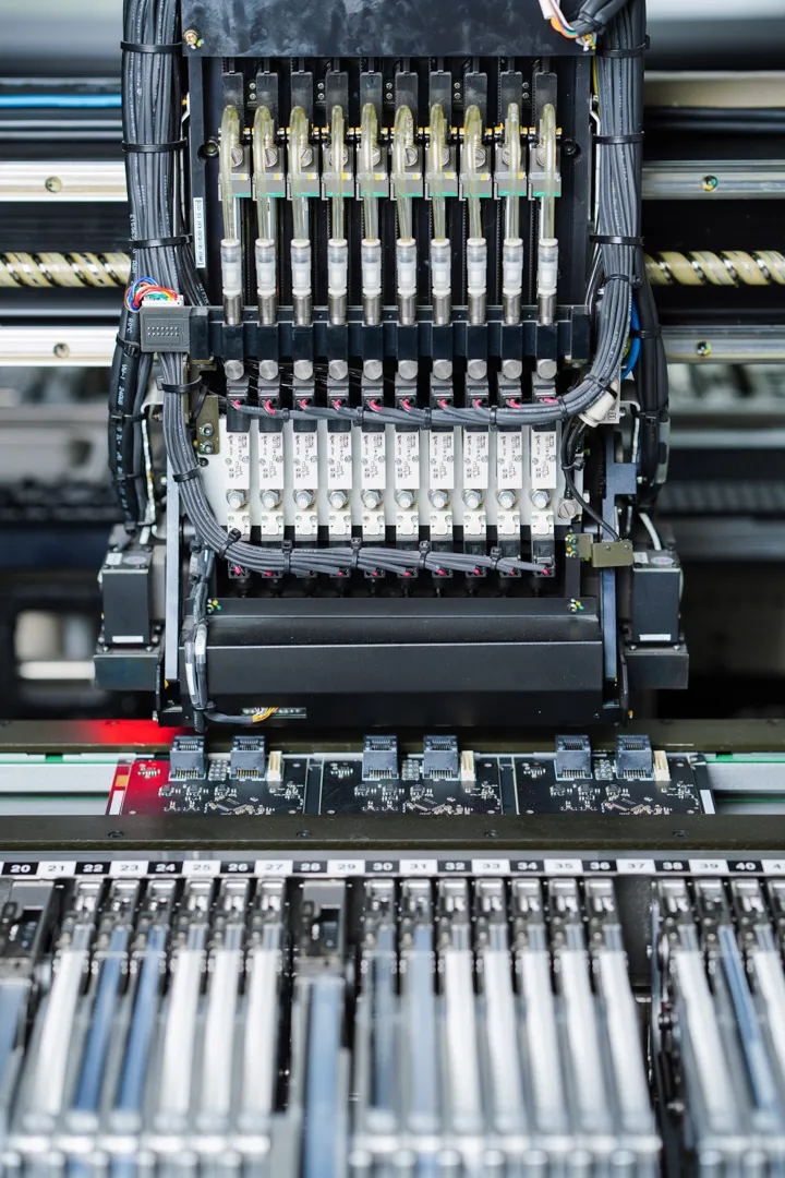 Production equipment in the Tekt facility