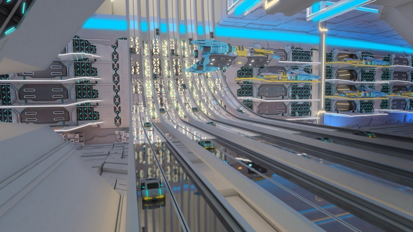 Concept render of the Juniverse docking bay